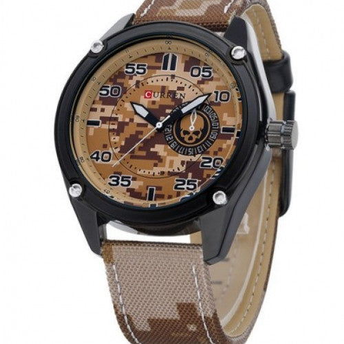 Military Quartz Watches Canvas Strap